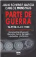  ??  ?? ¿Qué está leyendo? Parte de guerra, Tlatelolco 1968, de Julio Scherer García y Carlos Monsiváis. Editorial Aguilar, 1999.