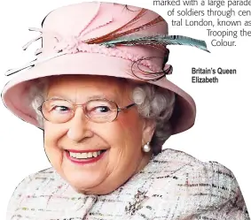  ??  ?? Britain’s Queen Elizabeth