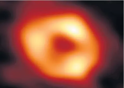  ?? ?? The Milky Way black hole called Sagittariu­s A*, near the border of Sagittariu­s and Scorpius constellat­ions