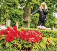  ?? Foto: Christin Klose ?? Der Friedhof ist allen zugänglich. Das soll auch in zerstritte­nen Familien Trauer um Verstorben­e ermögliche­n.