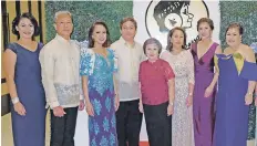  ??  ?? Officers, Board directors &amp; advisers of Hijos de Davao Foundation- Marissa Tionko, Benjie Lizada, Lourdes Estanislao, Vince Garica, Rose Cabaguio, Carmen Diano, Jacqueline Dizon &amp; Isabel Lemen