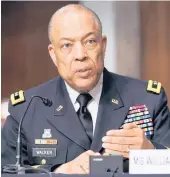  ?? GREG NASH/THE HILL ?? Maj. Gen. William Walker was tapped Friday to become the House’s first Black sergeant-at-arms.