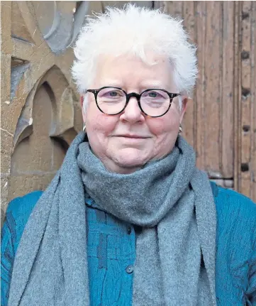  ??  ?? PAST TENSE: Writer Val Mcdermid has set a quintet of novels at 10-year intervals.