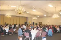  ??  ?? The Maryland Nurses Associatio­n District 9 Awards Dinner at Middleton Hall in Waldorf on May 9 had approximat­ely 100 nurses and medical profession­als in attendance.