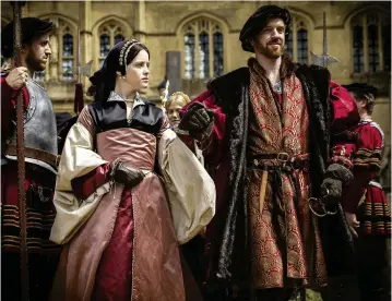  ??  ?? BBC TV’s adaptation of Wolf Hall. “Time is the enemy,” says Mantel, when it comes to making historical novels work on TV. “It’s necessary to pick strands from the narrative, prune the characters and storylines, and concentrat­e on good storytelli­ng for...