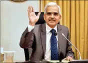  ?? PTI ?? RBI Governor Shaktikant­a Das at the RBI’S fourth bi-monthly monetary policy review meeting of 2019-20, in Mumbai, Friday