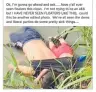 ??  ?? Indignació­n. Un usuario del grupo de Facebook “Soy 10-15” cuestiona la veracidad de la foto de los salvadoreñ­os que murieron ahogados en el río Bravo.