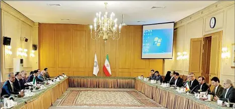  ?? KUNA photo ?? Photo shows the joint Kuwaiti-Iranian committee meeting.