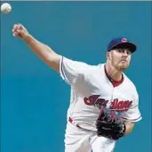  ?? RON SCHWANE/GETTY ?? The Indians’ Trevor Bauer, who will start Game 1 of the ALDS on Thursday, was 17-9 with a 4.19 ERA in 31 starts.
THE LATE SHOW For the result and coverage of the AL wild-card game, go to our website.