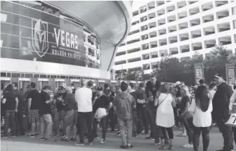  ?? Bruce Bennett, Getty Images ?? The NHL’s expansion Golden Knights have been selling out new T-Mobile Arena during their first season as Las Vegas’ first major-league sports franchise.