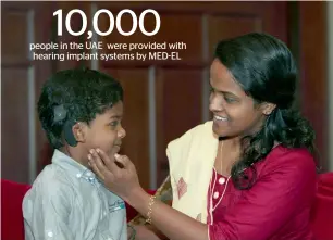  ?? Photos by Leslie Pableo ?? Abhinav underwent a cochlear implant surgery and today he is attending school like a normal student. —