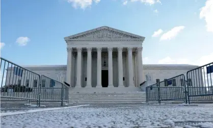  ?? ?? The US supreme court on Capitol Hill on Friday in Washington DC. Photograph: Anna Moneymaker/Getty Images