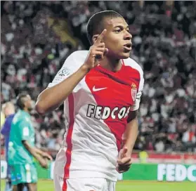  ?? FOTO: EFE ?? Kylian Mbappé será el segundo mejor pagado en el PSG con tan sólo 18 años