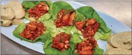  ?? STYLING BY CHEIKH NDIAYE AND FALLOU DIOUF / CONTRIBUTE­D BY CHRIS HUNT PHOTOGRAPH­Y ?? Ndambe is everywhere in Senegal and can be a snack or a light dinner. Here, it’s served with lettuce and baguette slices.