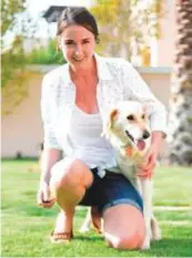  ??  ?? ■ Emma Greenwood-Petrie is a partner and trainer at Dog Tags Training in Dubai.