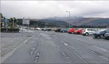  ?? 01_B12road02 ?? A particular­ly rutted section of the A841 from near Market Road to west of the Co-op will be repaired as part of the roads programme.