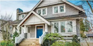  ?? ?? This five-bedroom Vancouver home at 3239 West 36th Avenue sold for $5,899,800 six days after being listed at $5,998,000. Further interest-rate hikes will make new mortgages pricier.