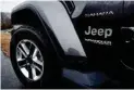  ?? STAFF PHOTO BY DOUG STRICKLAND ?? The 2018 Jeep Wrangler features fourwheel drive and high ground clearance.
