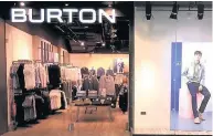  ??  ?? Nice threads Retailers like Burton’s could help you spruce up your wardrobe