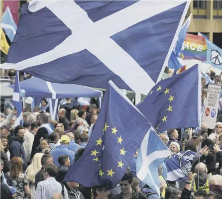  ??  ?? 0 Operating outside EU regulation­s may prove beneficial for Scotland – but the SNP is unwilling to seek such opportunit­ies