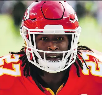  ??  ?? A video has surfaced allegedly showing Kareem Hunt pushing and kicking a woman.