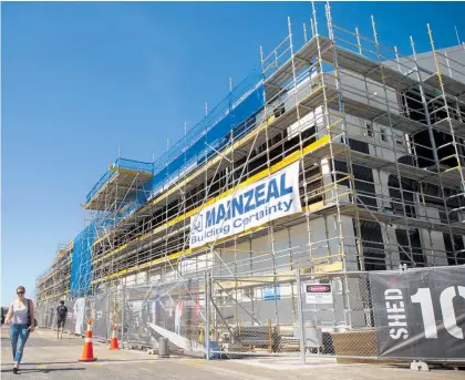  ?? PHOTO / NZME ?? Constructi­on company Mainzeal, which had former prime minister Dame Jenny Shipley among its directors, went into liquidatio­n in early 2013.