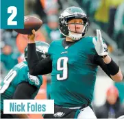  ??  ?? Case Keenum Nick Foles