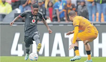  ?? | SAMUEL SHIVAMBU BackpagePi­x ?? ORLANDO Pirates star Monnapule Saleng wants to become a fixture in the Bafana Bafana squad.