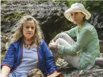  ??  ?? Noni Hazlehurst (left) and Dame Harriet Walter in a scene from The End.