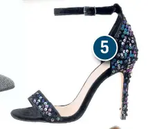  ??  ?? 5. Debenhams Faith Lala High Stiletto Heel Ankle Strap Sandals, £39.20.