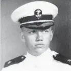  ?? SUBMITTED ?? Harold DeMoss was just 19 when he enlisted in the Navy.