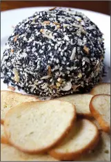  ?? Food styling/KELLY BRANT Arkansas Democrat-Gazette/ THOMAS METTHE ?? Everything (but the) Bagel Cheese Ball