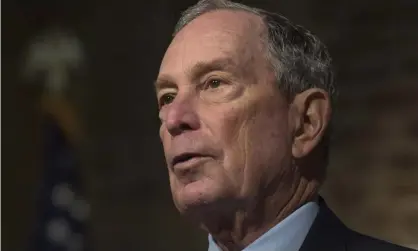  ??  ?? ‘Bloomberg, who is worth more than $50bn, is running for president. He will not win. Still, his candidacy is unsurprisi­ng.’ Photograph: Sarah Warnock/AP