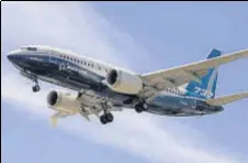  ?? BLOOMBERG ?? Boeing 737 MAX was grounded by aviation regulators around the world in March 2019 following two fatal crashes.