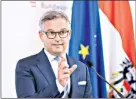  ?? ?? Minister Brunner: „Ein Akt der Fairness“