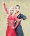 ??  ?? bi-ach Chrystal Chenery, with partner Jonny Williams, stole the show on the first night of