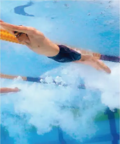  ??  ?? July 23, 2017: Athletes compete at the men’s 400m freestyle final at Budapest 2017 FINA World Championsh­ips. VCG