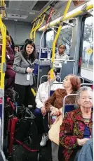  ?? Photo courtesy of Metro ?? Seniors ride Metro at a discounted rate, but once riders turn 70, they can ride free for life. Seniors will need to apply for a Metro Senior Fare card.