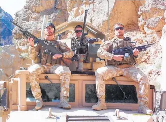  ??  ?? Lieutenant Tim O’Donnell (left) was killed when insurgents attacked a patrol he led.
