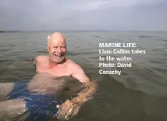  ?? Photo: David Conachy ?? MARINE LIFE: Liam Collins takes to the water.