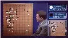  ??  ?? Match 3 of AlphaGo vs Lee Sedol in March 2016. Photograph: Erikbenson