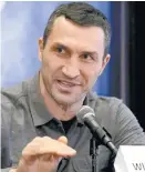  ??  ?? Wladimir Klitschko