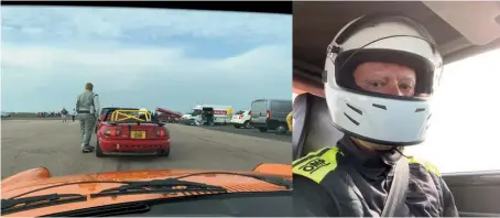  ??  ?? Far left: Lining up ahead of the start – Mazda MX-5S seem to be a popular choice. No surprise that mine was the only 914 there… Left: What have I done? Too late to back out now