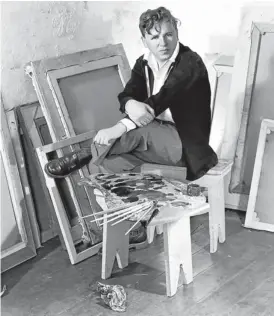  ?? Picture: GINGER ODES ?? PORTRAIT OF THE ARTIST AS A YOUNG MAN: Tretchikof­f in the 1960s