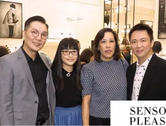  ??  ?? Jamie Ong, country general manager at LVMH Parfums Christian Dior, Celest Thoi, Datin Azliza Tajuddin, and Lovell Ho, director of leasing at Pavilion KL