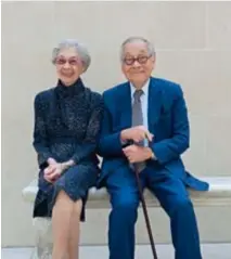  ??  ?? Celebrated architect IM Pei and his wife, Eileen, acquired 11 Sutton Place more than 45 years ago.