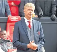  ??  ?? Arsene Wenger will oversee his last Arsenal game