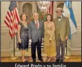  ?? PABLO CUARTEROLO ?? Edward Prado y su familia.