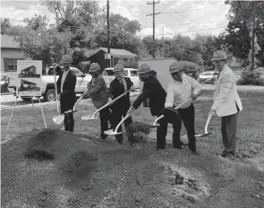  ?? MOODY NOLAN ?? The Moody Nolan team broke ground on the second Legacy House in Nashville in 2020. The project still is under constructi­on.