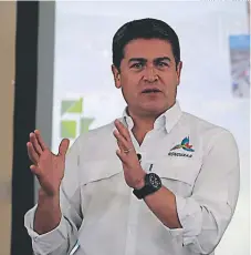  ?? FOTO: EL HERALDO ?? El candidato presidenci­al del Partido Nacional dialogó con los diversos sectores de Comayagua y San Pedro Sula, Cortés.